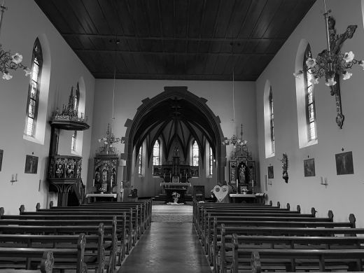 Interior Église de la Nativité-de-la-Bienheureuse-Vierge-Marie-Sesselheim-Elsace-Frankreich 2025